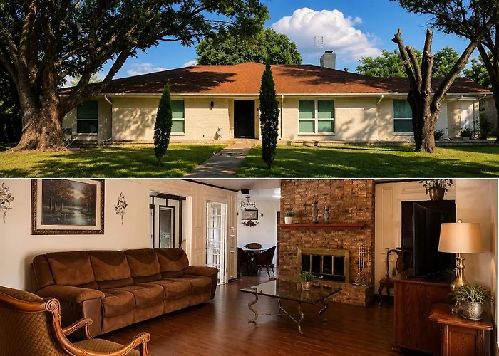 Spacious Getaway 4br 10guest House Near At&t Stadium, Dfw Airport & Stockyards *