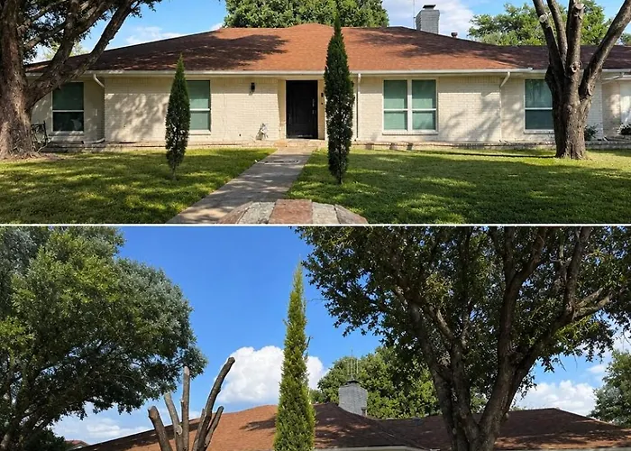 Ferienhaus Spacious Getaway 4br 10guest House Near At&t Stadium, Dfw Airport & Stockyards *